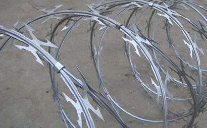 螺旋刀片刺網（蛇腹型）